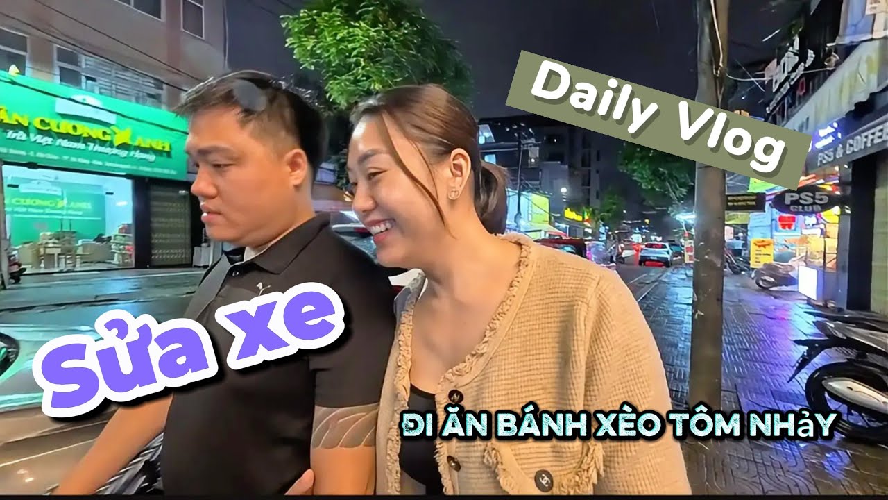 MỘT NGÀY CỦA NHUNG — SỬA XE TRƯỚC TRẬN MƯA DÀI NGÀY SẮP TỚI