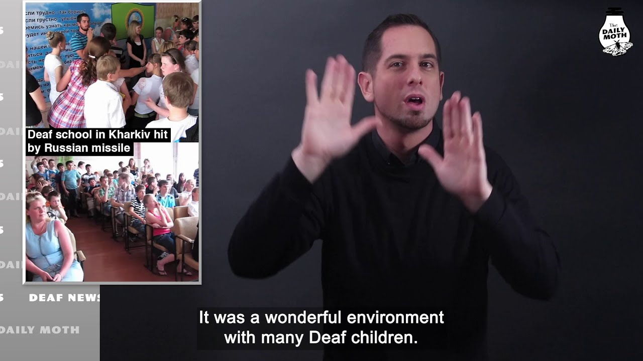 Deaf school in Kharkiv hit by Russian missile