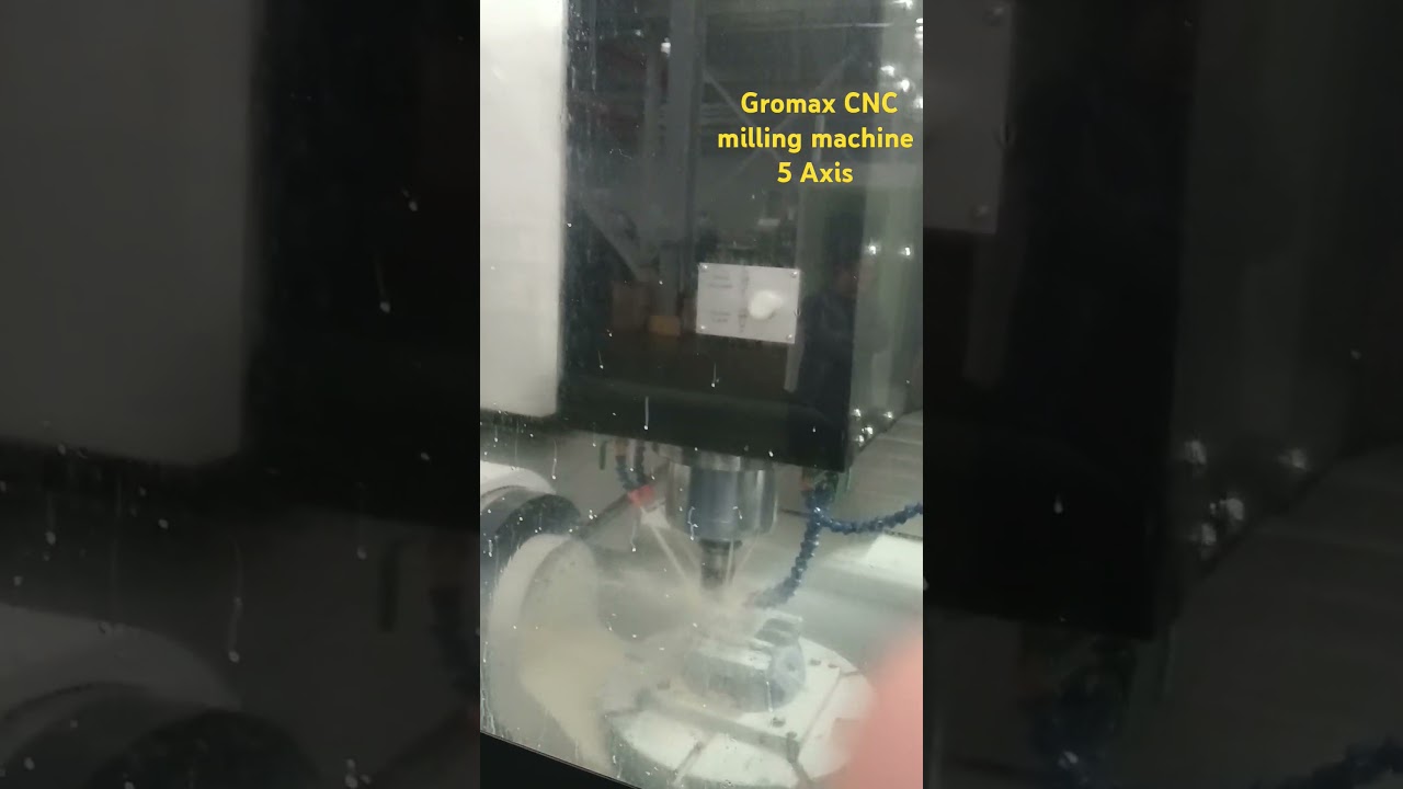 Gromax CNC milling machine 5 Axis #gromax #cncmaintance #cncmachine #machine #cnc