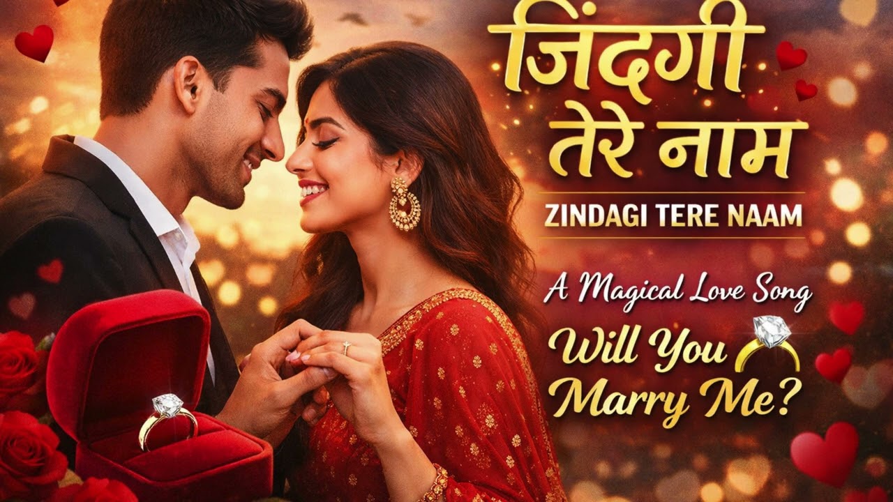 ज़िंदगी तेरे नाम | Romantic Hindi Love Song 💖
