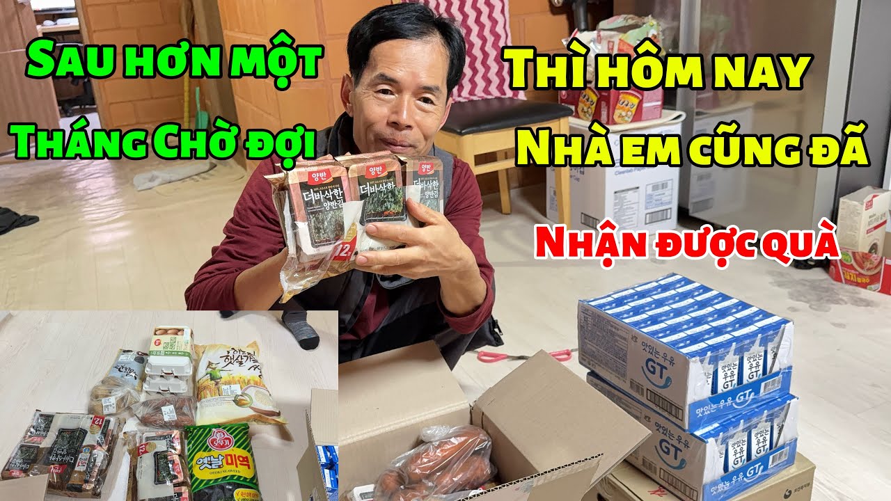 [209] hôm nay nhà em cũng nhận được quà rồi 