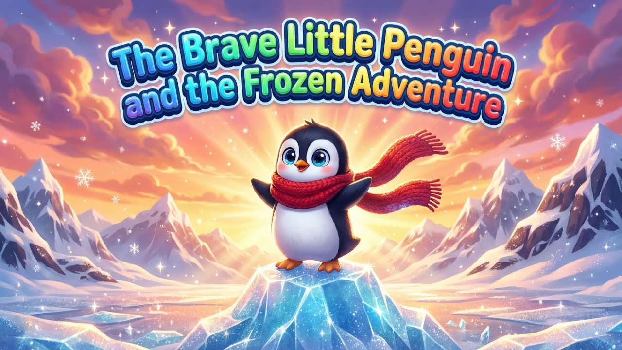The Brave Little Penguin and the Frozen Adventure#SnowyAdventure#FriendshipAndCourage#AdventureTime