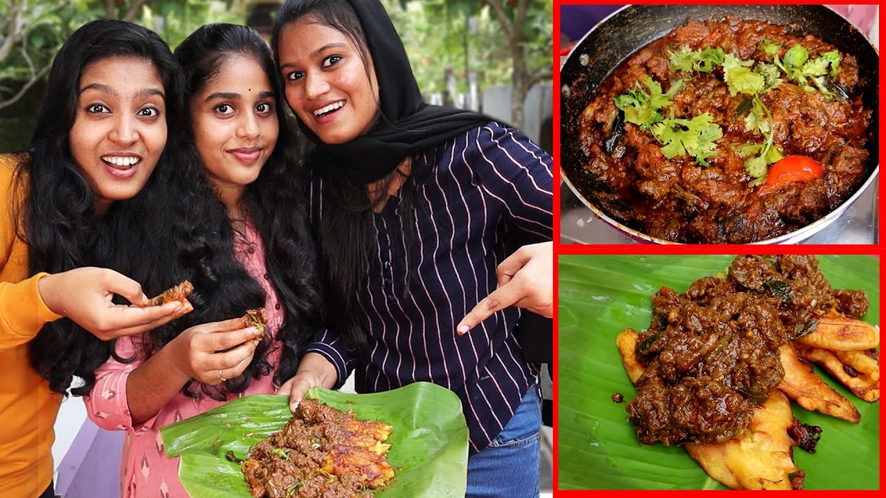 ഞങ്ങള്‍ ബീഫും പഴംപൊരിയും COMBO TRY ചെയ്തു 🤩MAKING BEEF AND PAZHAMPORI 😋