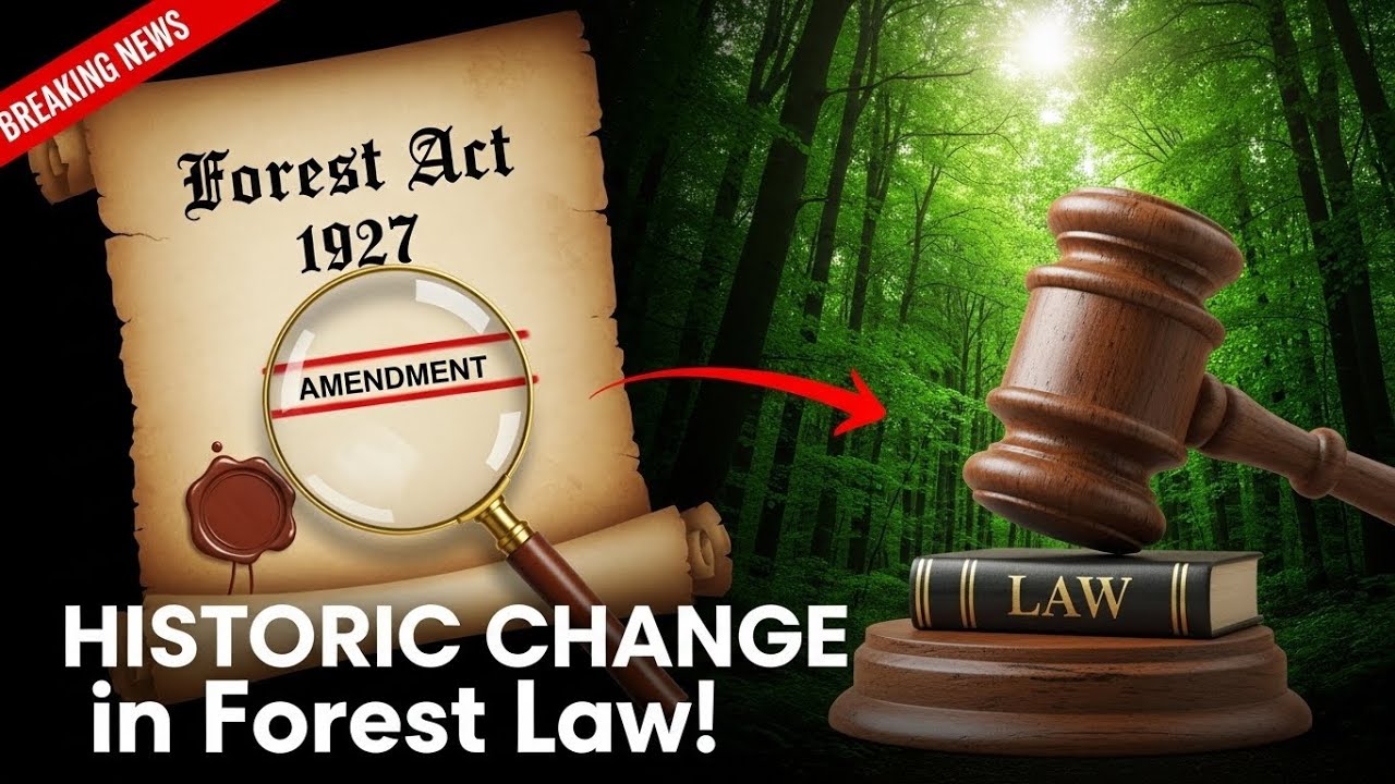 Historic Amendment in Forest Act 1927 |  F&W, Punjab