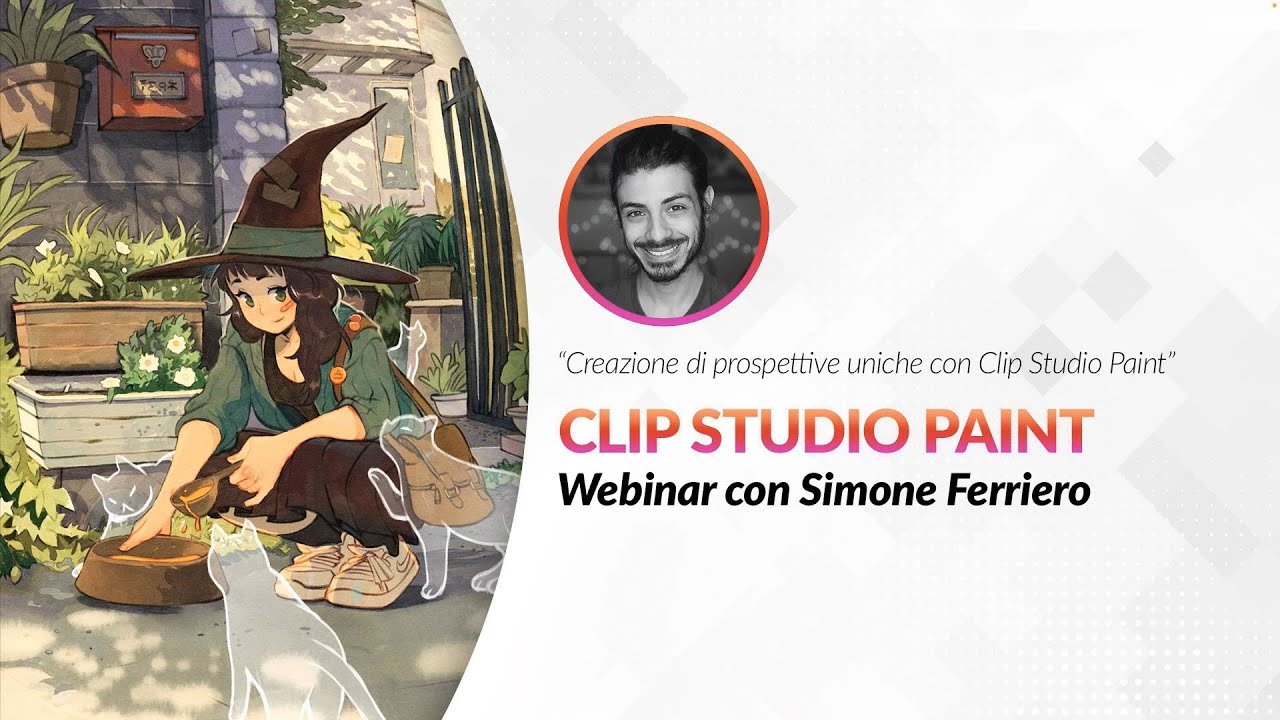Creazione di prospettive uniche con Clip Studio Paint con Simone Ferriero