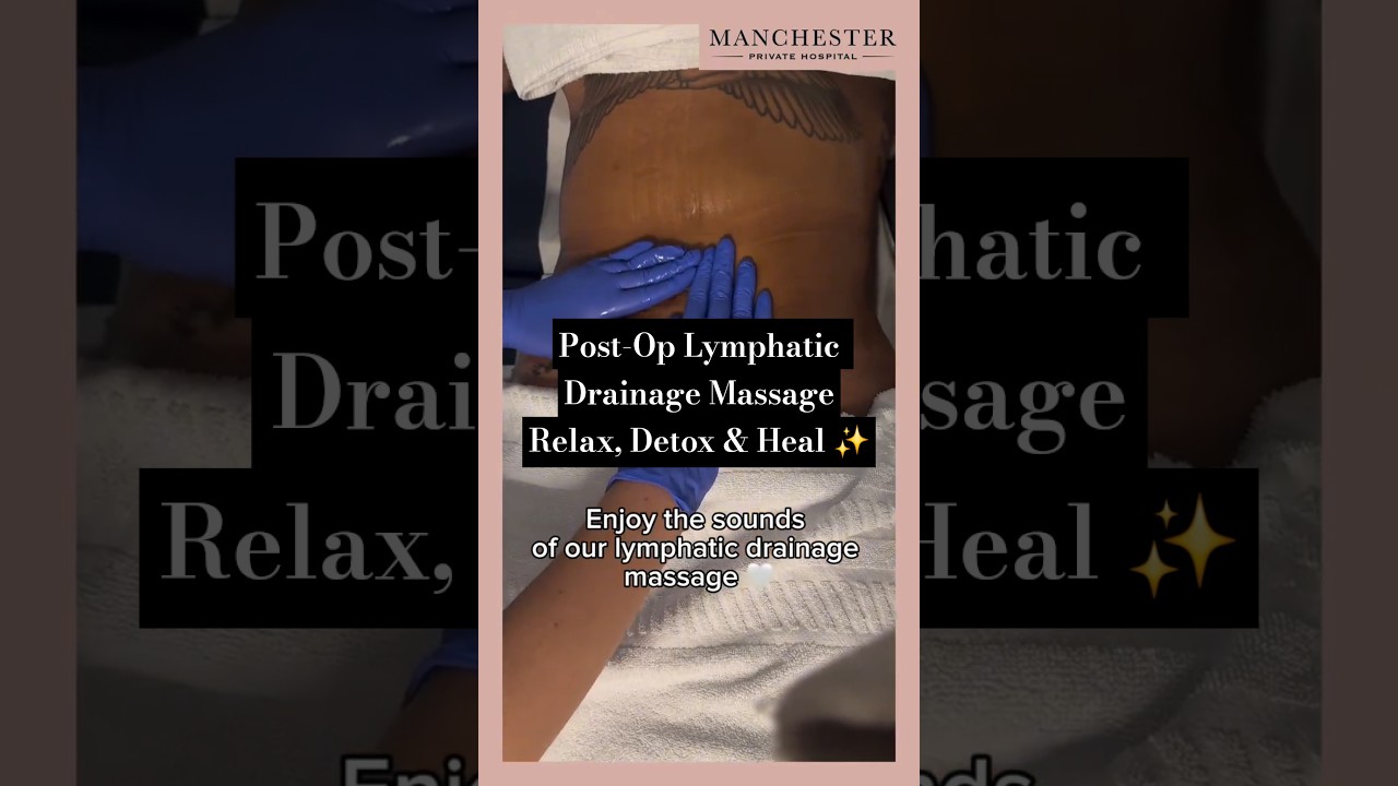 Post-Op Lymphatic Drainage Massage 🍒 Recovery Benefits After Surgery at MPH ✨
