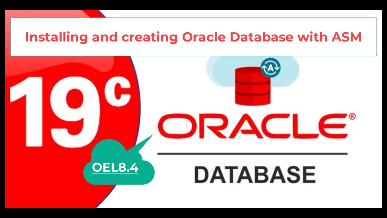 ASM||Oracle19c Database Installation with Automatic storage management||19c|DBA|Oracle 19c|