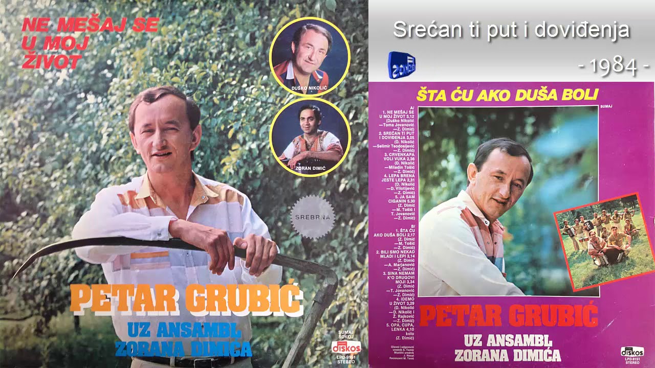 Petar Grubic - Srecan ti put i dovidjenja - (Audio 1984)
