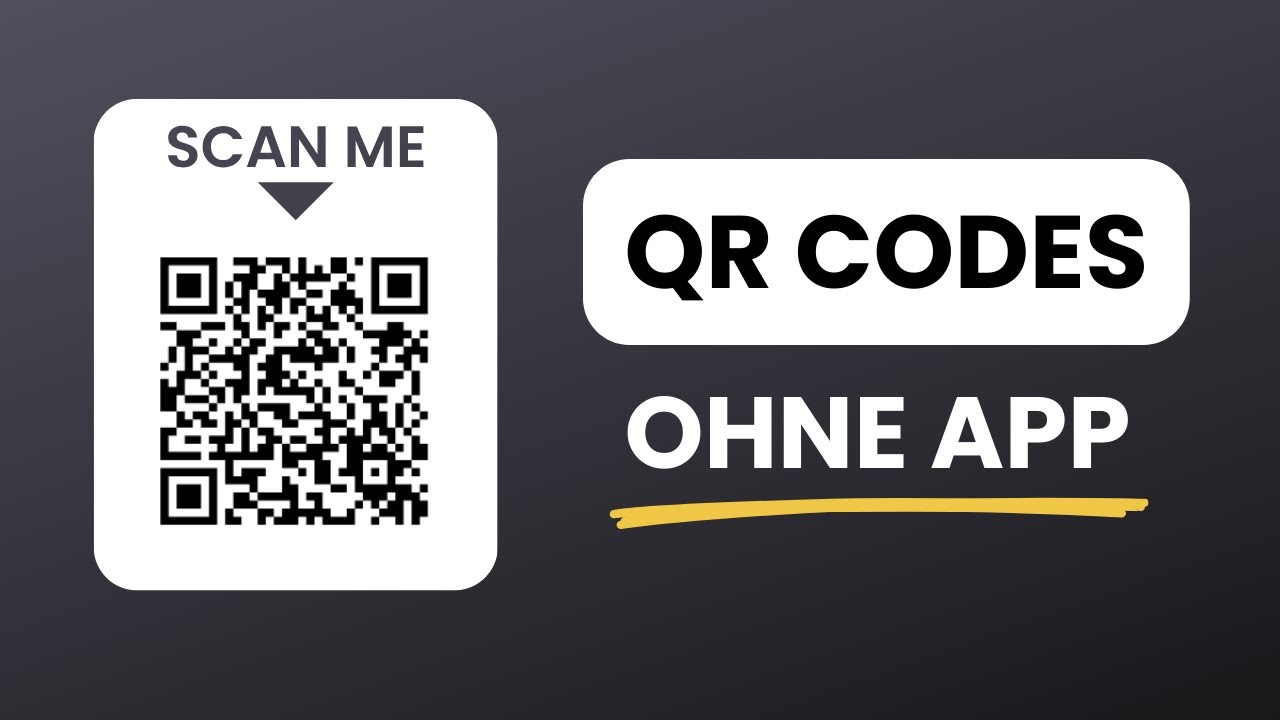 QR Codes scannen ohne App (Anleitung) - So funktionieren QR Codes