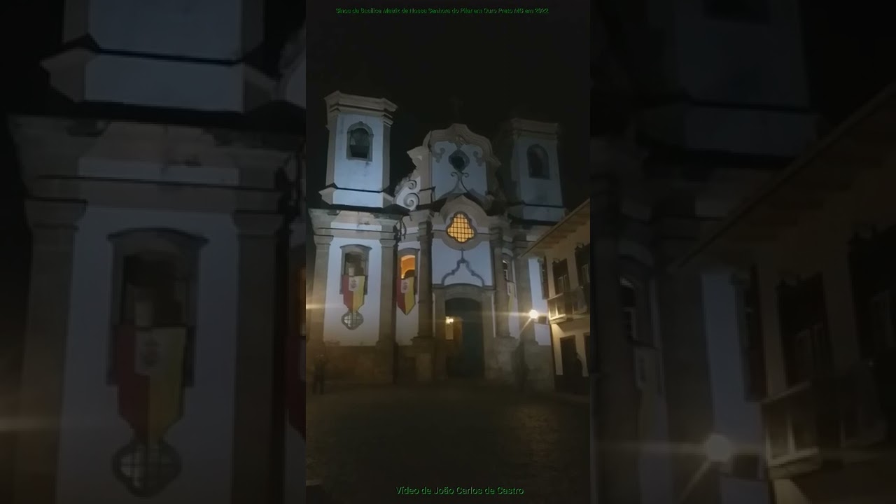 Sinos da Basílica Matriz de Nossa Senhora do Pilar em Ouro Preto MG em 07/072022