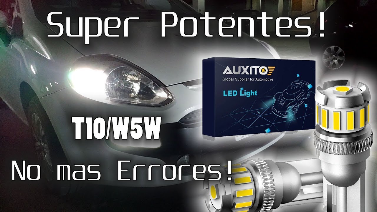 Las mejores luces de estacionamiento? Auxito Cambus W5W T10