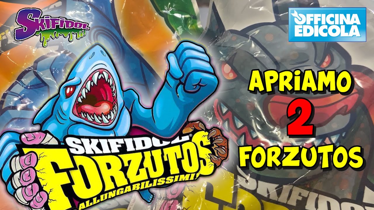 SKIFIDOL FORZUTOS 💪 ALLUNGABILISSIMI! NUOVE CREATURE BESTIALI! Officina Edicola