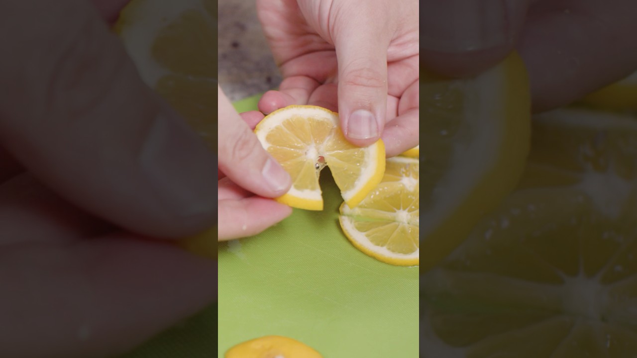 How to Make Lemon Wheels #shorts