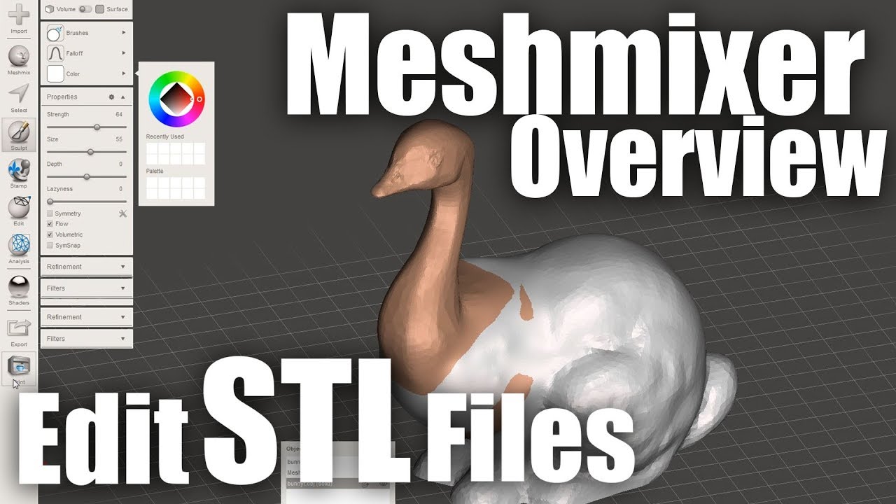 Combine 3D models with Meshmixer! (Beginner Tutorial)