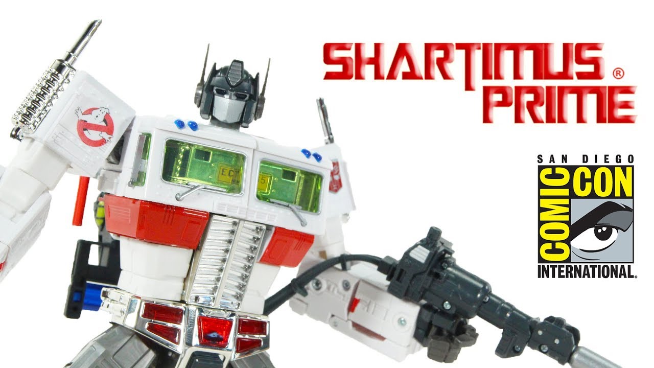 Transformers Masterpiece Optimus Prime Ghostbusters MP-10G Ecto35 SDCC 2019 Exclusive Figure Review