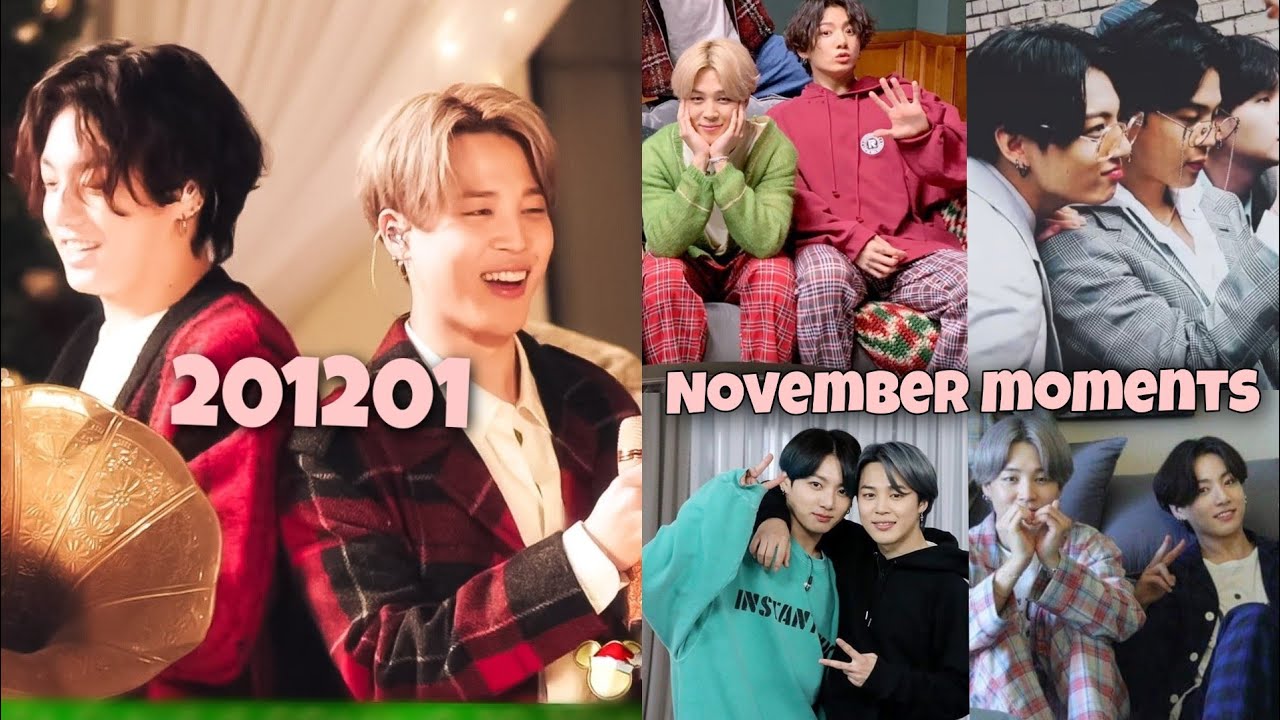 Jikook / Kookmin 201201+ November moments