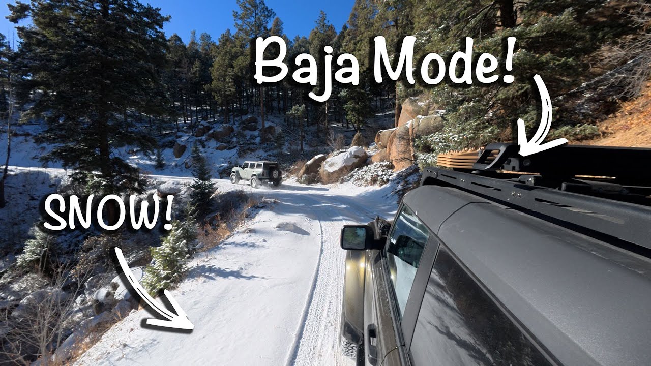 Baja Mode in the Snow?! Drifting the Bronco Raptor