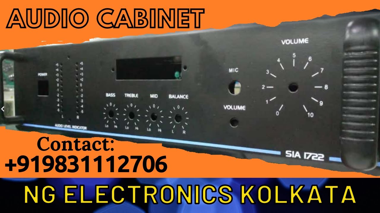 HEAVY AUDIO CABINETS with Handle II Hard Anodized II Hi watts Class AB & Class D Amplifier