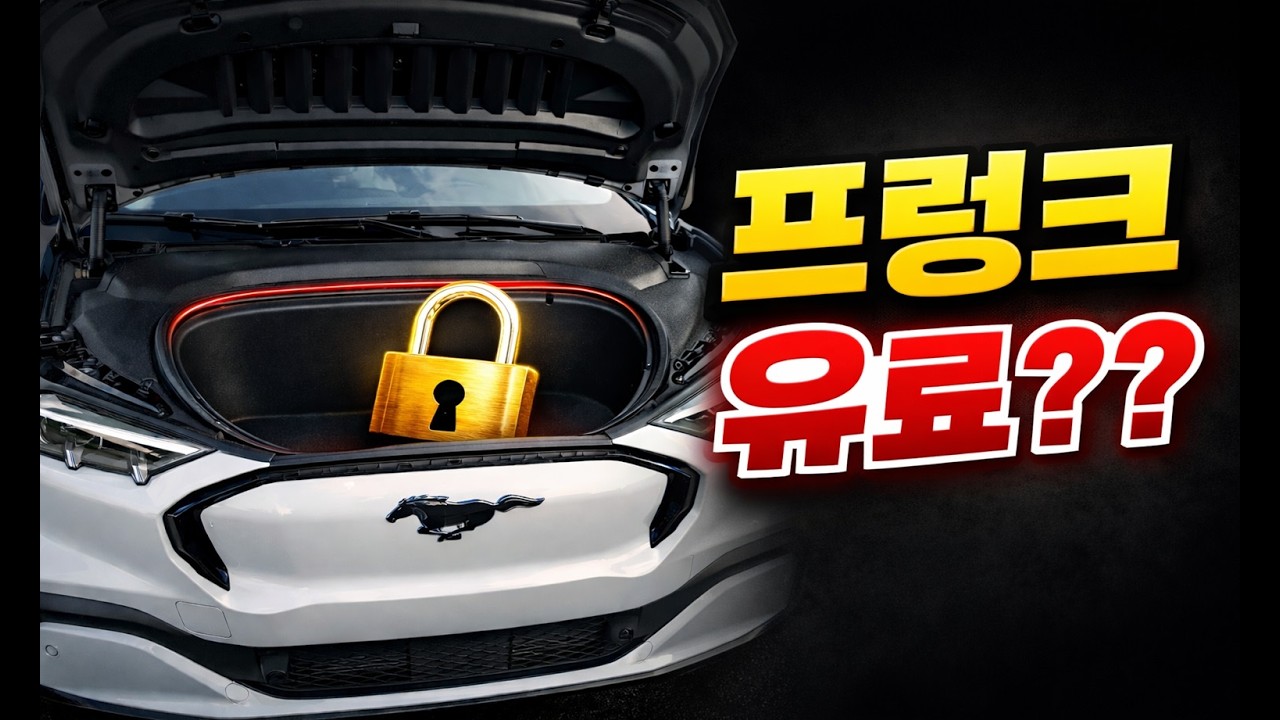 차 사는데&hellip; 프렁크 쓰려면 돈 내랍니다 ㄷㄷㄷ