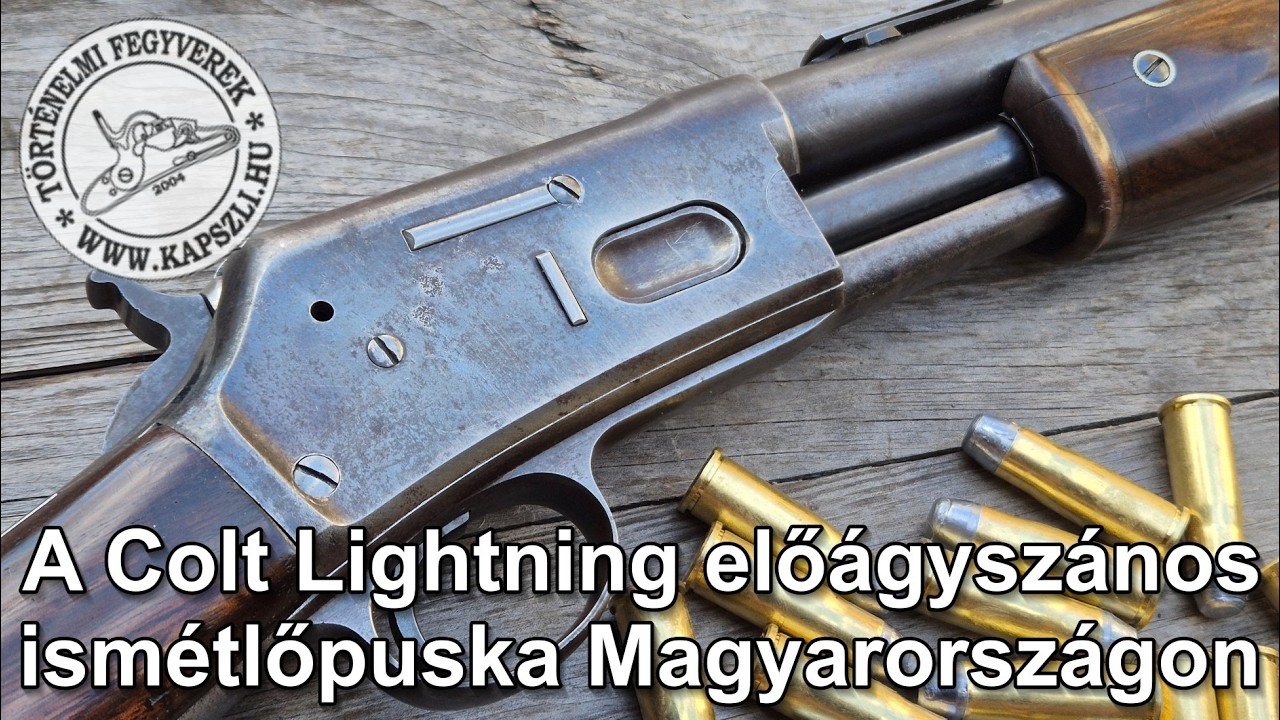 A Colt Lightning előágyszános ismétlőpuska és hazai története