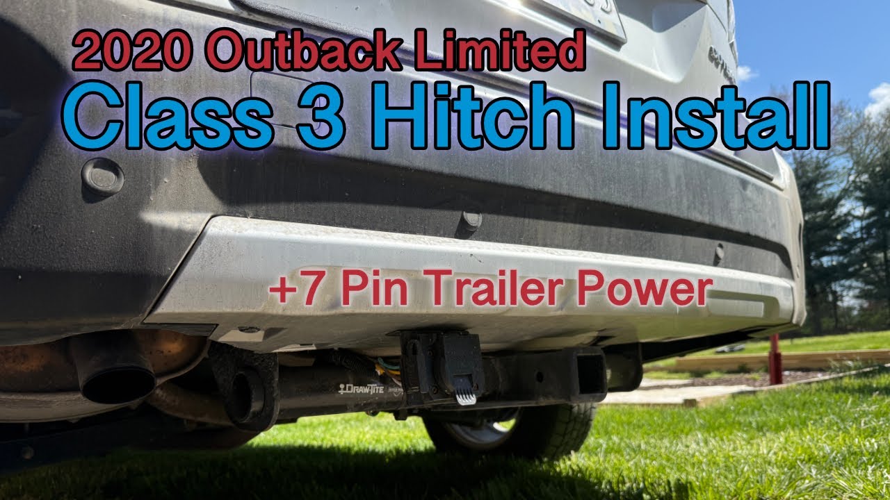 DIY Tow-Ready my 2020 Subaru Outback! Installing a Draw-Tite Hitch + Redarc Brake Controller