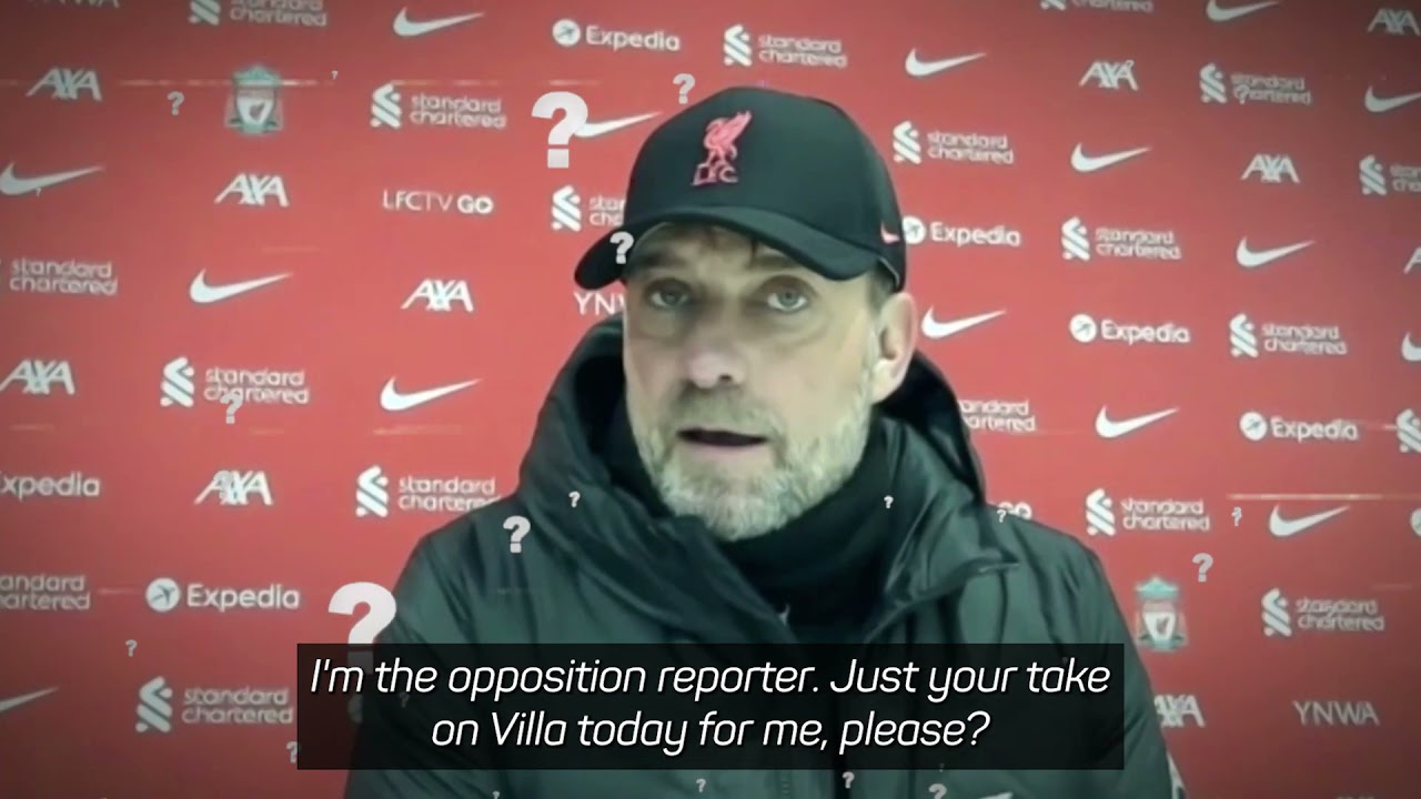 'Sorry, what'   Klopp can't understand Brummie accent