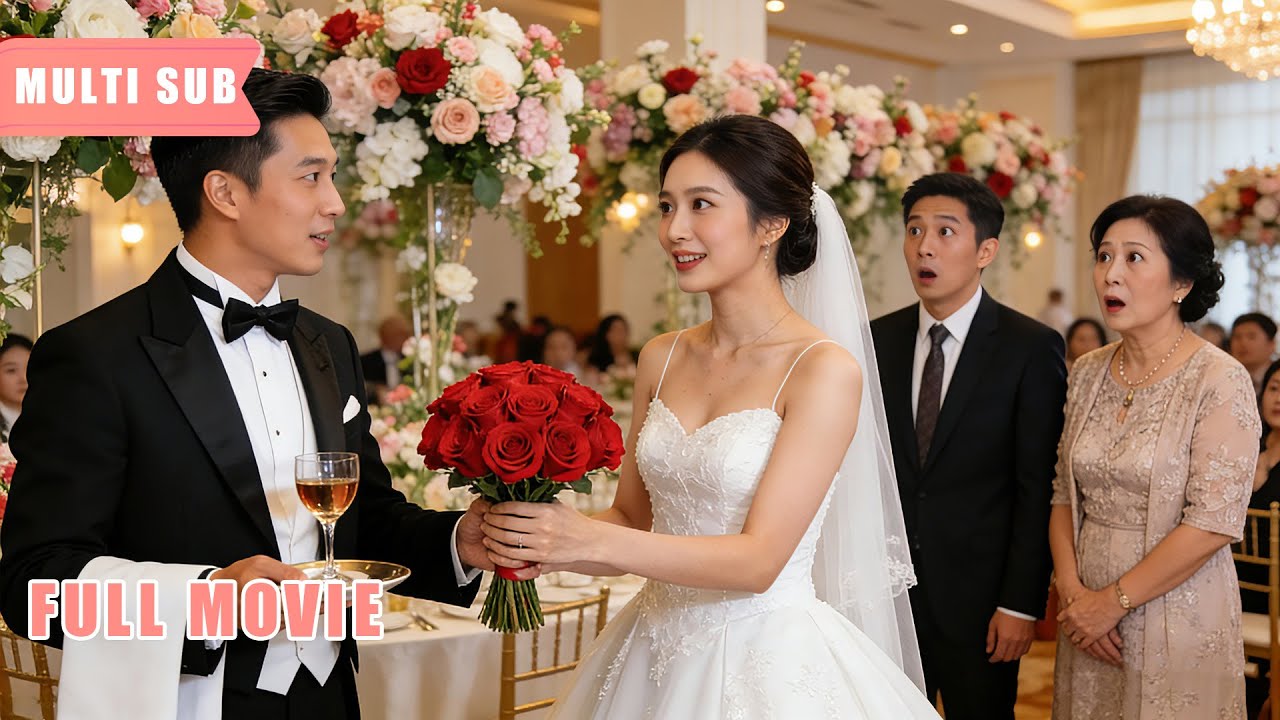 【Multi Sub】婚禮現場，媽寶男和老媽聯手羞辱破產的新娘，本以為她會忍氣吞聲，不料新娘竟當眾悔婚，嫁給了陌生服務員！誰知服務生竟是隱藏身分的億萬總裁！#romantic #drama