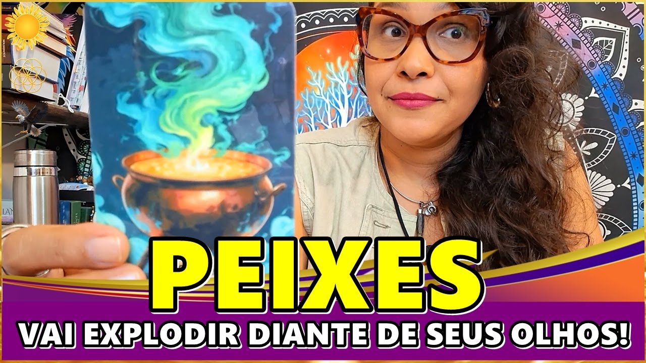 PEIXES até 31/10♓️O RECADO É URGENTE🔴 VAI EXPLODIR DIANTE DE SEUS OLHOS E VC VAI VIVER UM LIVRAMENTO