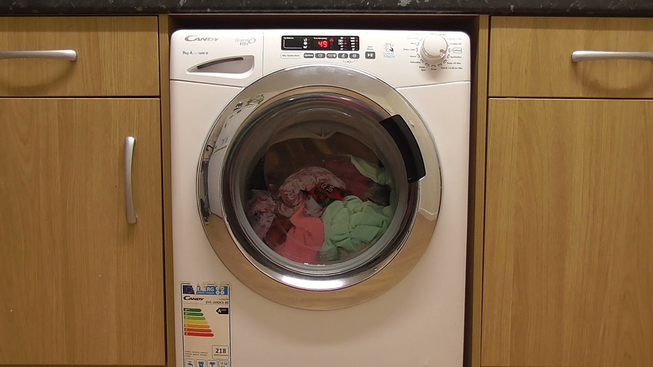 Candy 9kg GVS 169DC3-80 Washing Machine - 59 minute wash - 2 of 2