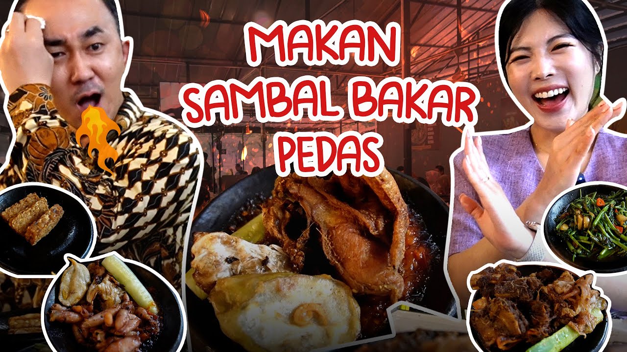 🌶️🌶️SUPER PEDAS!! PERTAMA KALI MAKAN SAMBAL BAKAR BARENG SUAMI!