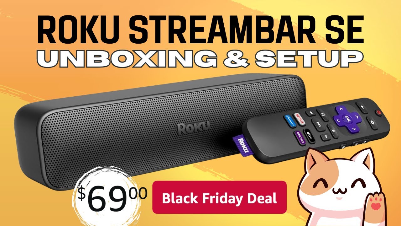 $69 ROKU STREAMBAR SE: UNBOXING & SETUP #asmr
