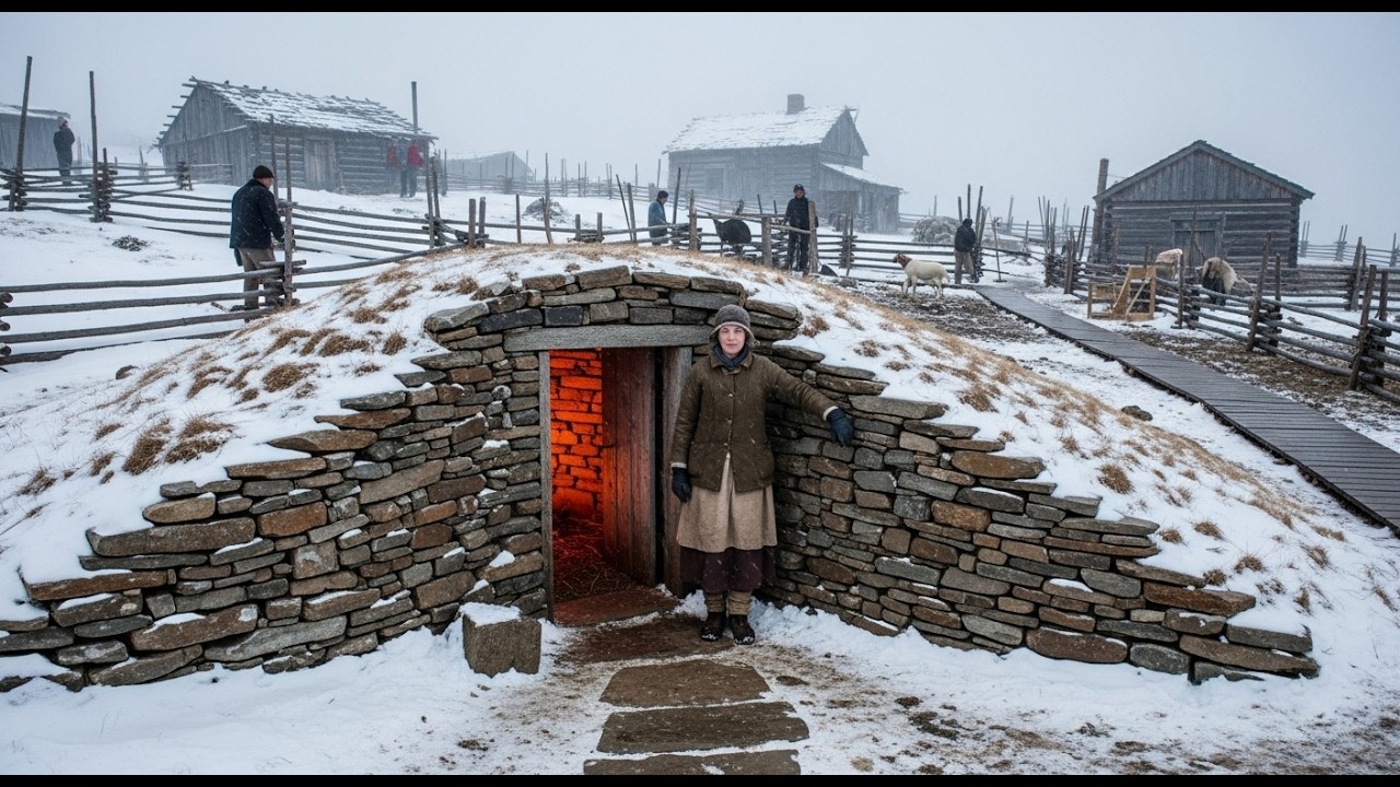 Everyone Laughed When She Built a Stormproof Stone Shelter — Then It Saved Her During a Blizzard