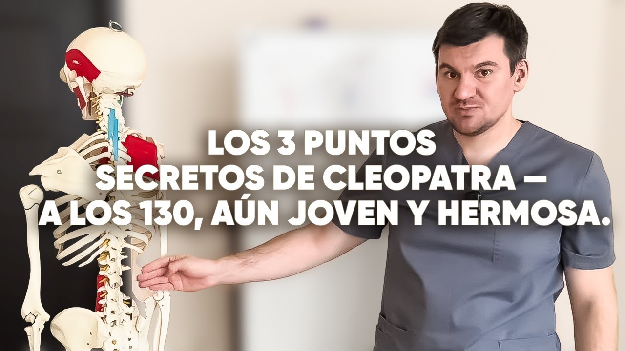 &iexcl;Cleopatra presionaba estos 3 puntos &mdash; y a los 130 a&ntilde;os segu&iacute;a joven y hermosa!