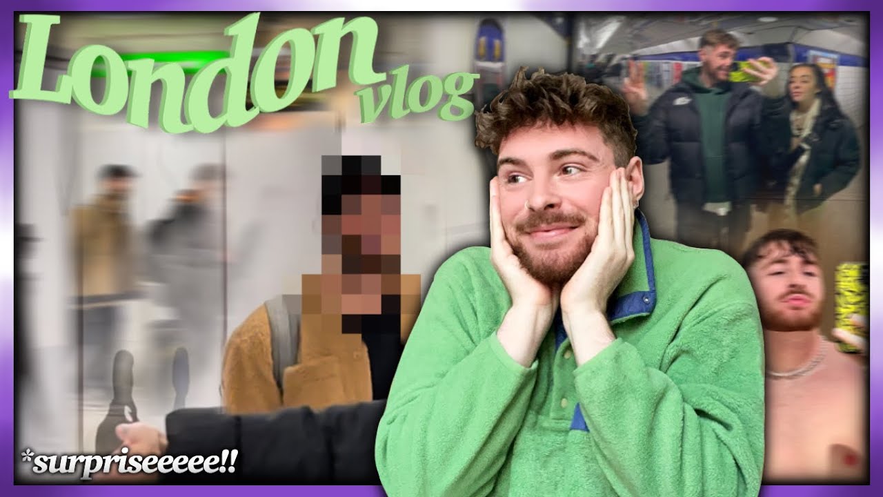 surprising him at the airport 👀 *london vlog*