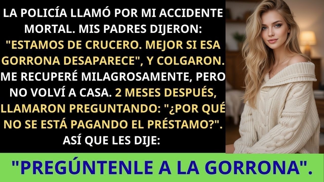 La policía llamó  Mis padres  “Estamos de crucero  Mejor si esa gorrona desaparece”... 🇪🇸
