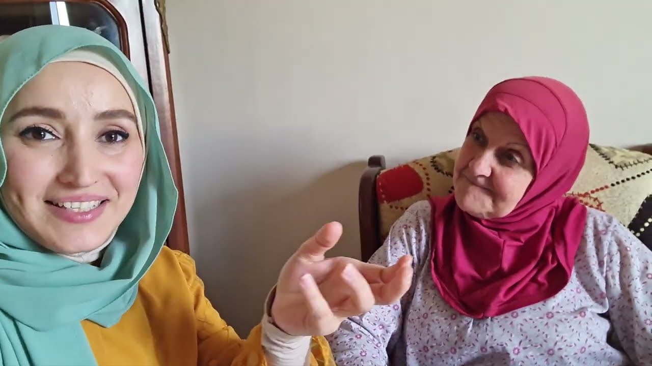 إشتقت لحماتي ، كنت رآيحة عالسوق لكن بالأول زرتها 🥰