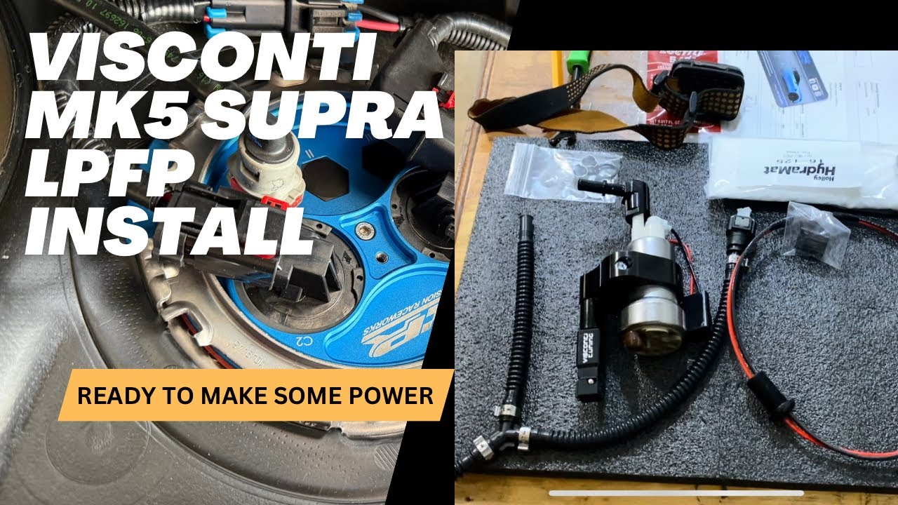 Visconti stage 1 LPFP install A90 Supra