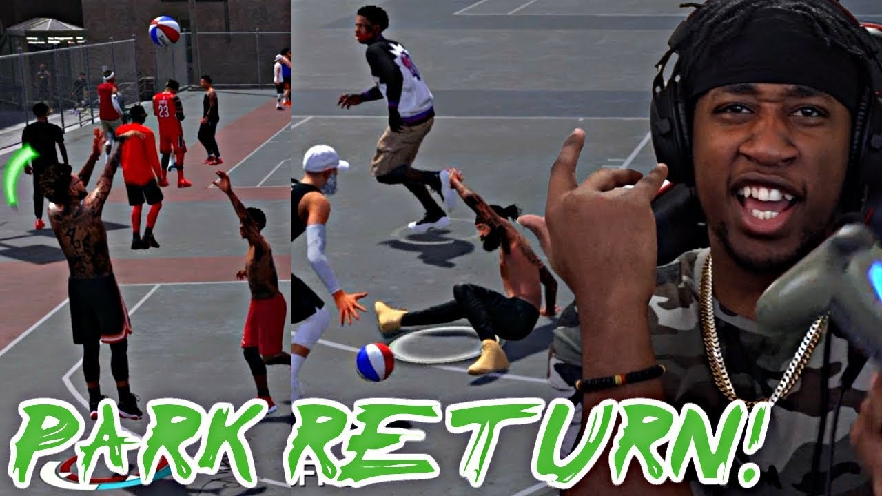 NBA 2k18 MyPark - MAKING MY RETURN TO THE PARK BREAKING ANKLES AND HITTING GREEN LIGHT 3's!