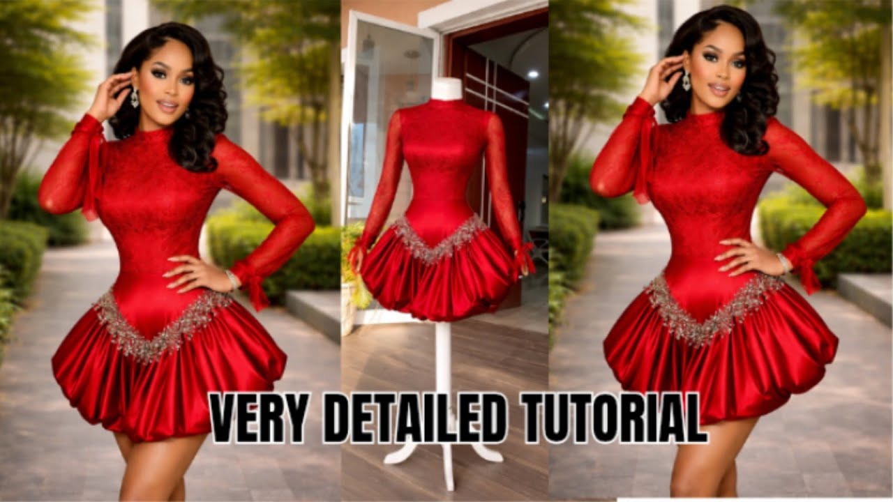&ldquo;How to Make Bubble Pleated Flare | Easy Sewing Tutorial for Beginners
