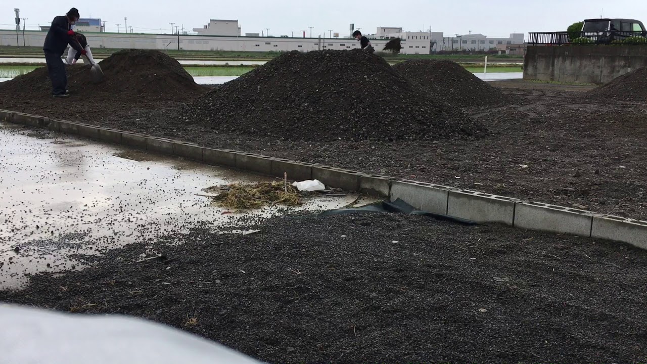 ソフトテニス　コロナの為、練習自粛からの自宅にテニスコート作り①