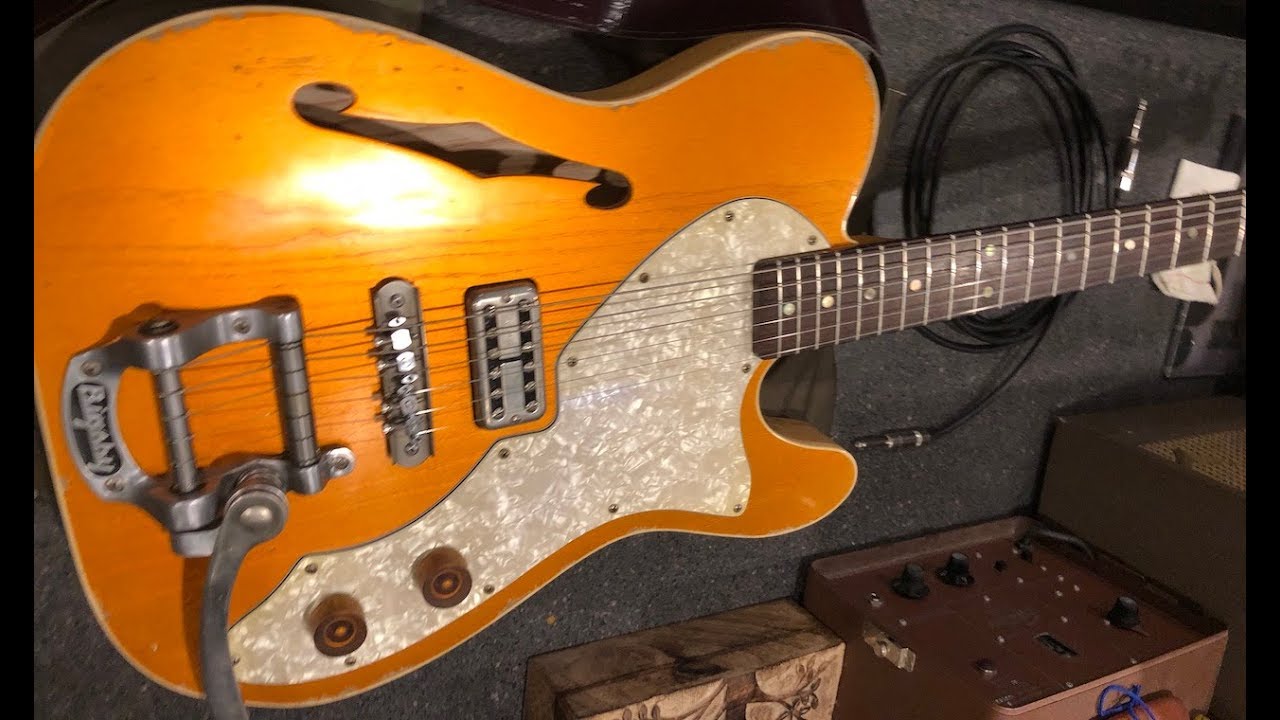 Nichols Thinline Esquire Through Longbeard Tritone