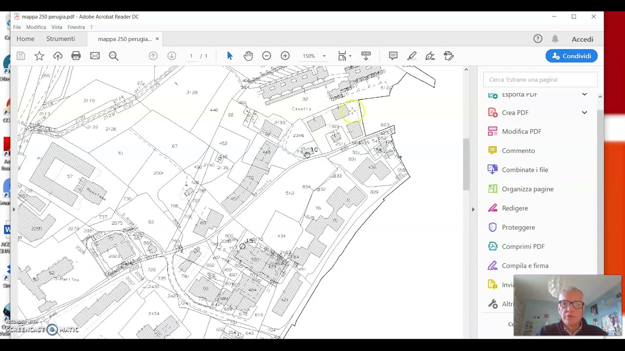 Parte 1 - Mappa catastale