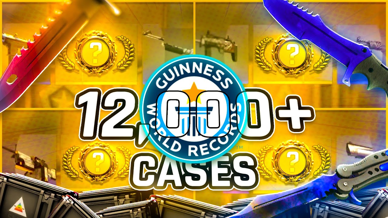12,000x CSGO CASES!? WORLD RECORD OPENING (CRAZY KNIVES)