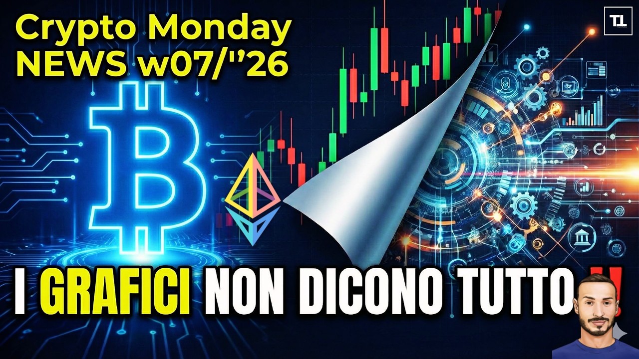 I Grafici NON Raccontano TUTTO quello che sta Succendendo ‼️ Crypto Monday NEWS w07/'26