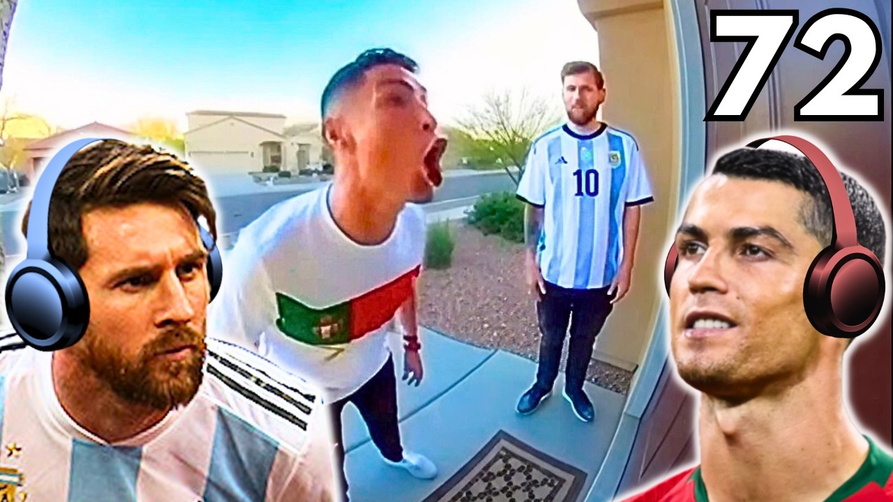 Messi & Ronaldo react to Funny Clips 72!