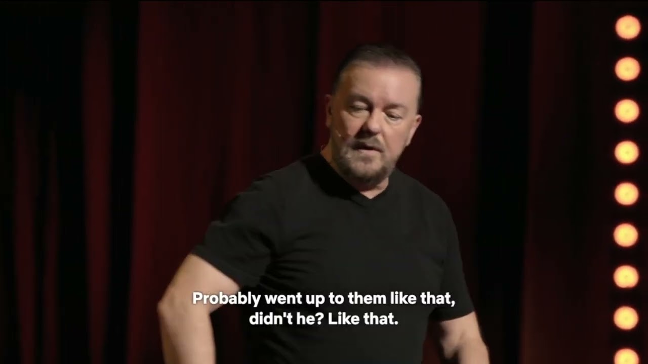 Ricky Gervais - Armageddon - ''Michael Jackson and Pedophilia'' Joke
