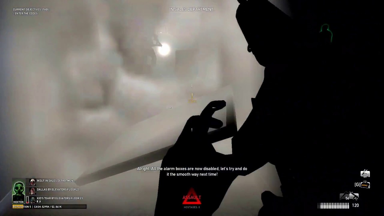 Payday: The Heist - Enter the Codes. Cool Building BTW! (1080p)