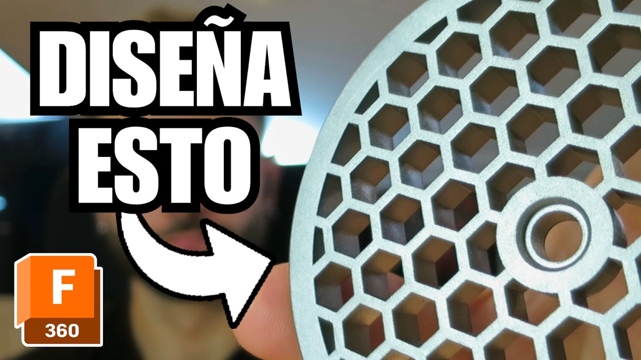 Diseña el patrón Honeycomb en Fusion 360 | Guía completa (panel de abeja)
