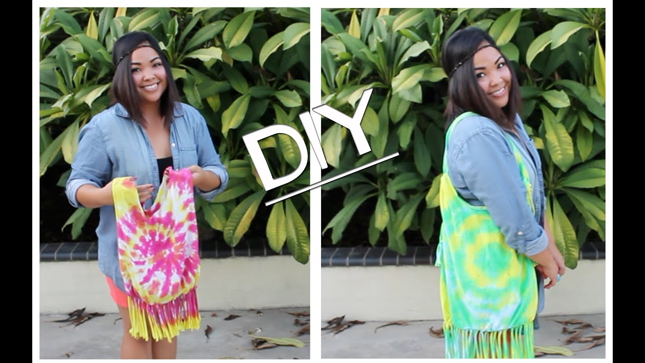 DIY -NO SEW- Turn Your Old T-shirts into Reusable Bags!