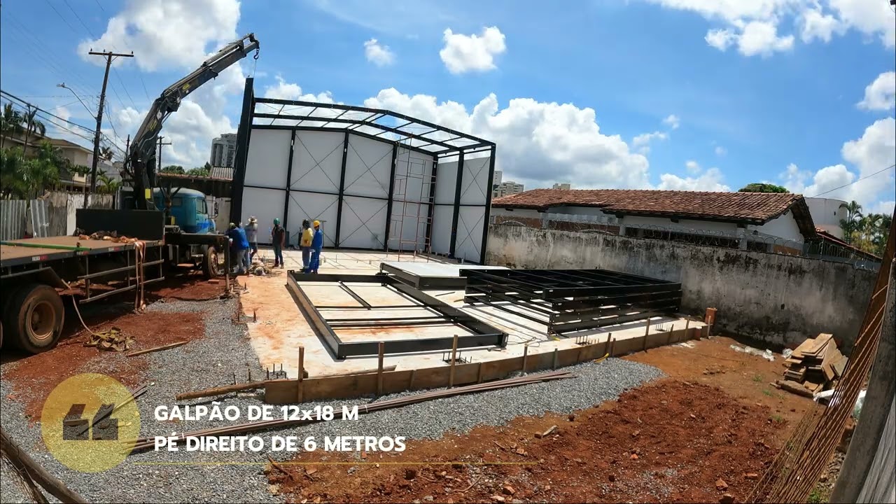 GALPÃO MODO  - Um galpão modular em 5 dias